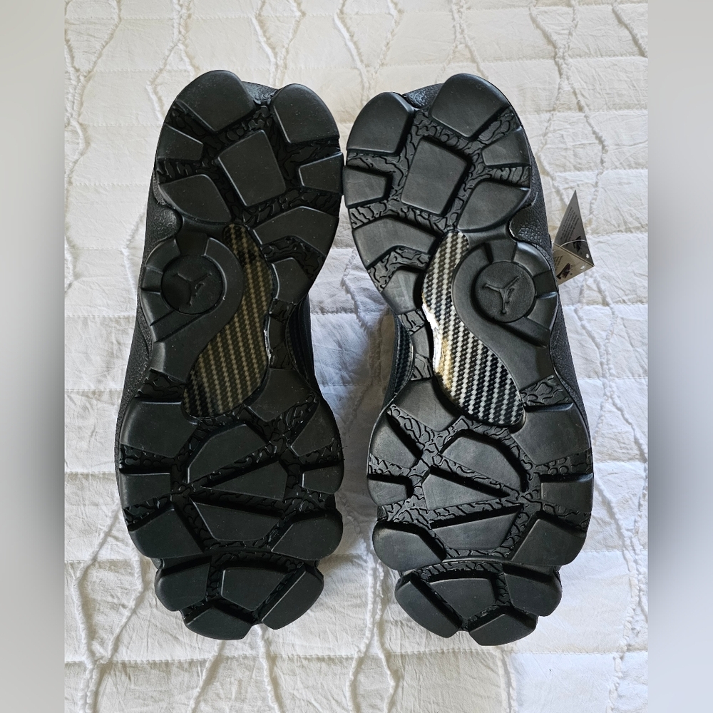 Air Jordan Winterized 6 Rings Triple Black Mens Shoes Size 8 - Picture 10 of 12